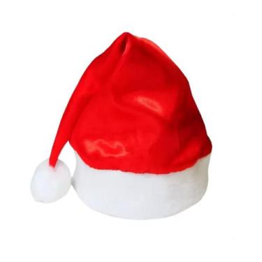 Imagem de Touca Gorro Papai Noel em Feltro Natal Fantasia - FX