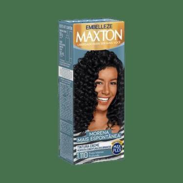 Imagem de Tintura de cabelo maxton (1 unidade - cor a excolher), 1.110 Preto Int