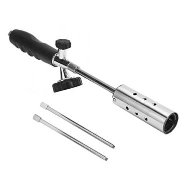 Imagem de Tocha de soldagem 5002D queimador a gás portátil 1350 ℃ pistola de pulverização ajustável de alta temperatura para churrasco, acampamento, piquenique, churrasco, kit de tocha