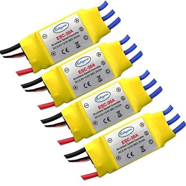 Imagem de powerday 30A Brushless Speed Controller ESC for RC Helicopter Airplane Multirotor(Pack of 4pcs)
