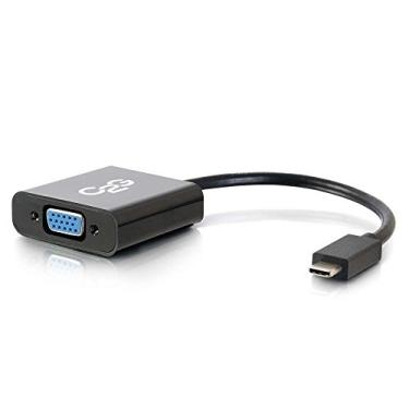 Imagem de Adaptador de vídeo USB 3.1 USB-C para VGA (PC) C2G 29471, compatível com TAA, preto