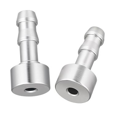 Imagem de EVIL ENERGY 1/10.2 cm Weld On Hose Barb Tail Nipple On Bung Adaptador de encaixe alumínio natural 2 peças