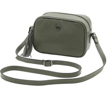 Imagem de Bolsa de Couro Mariart Titânio, Army