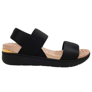 Imagem de Sandália Feminina Casual Dia a Dia Passeio Trabalho Ultra Conforto Palmilha Massageador...