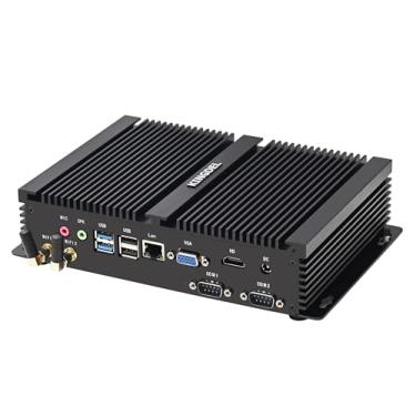 Imagem de KINGDEL Mini Pc para Jogos, Computador de Mesa Pequeno Sem Ventilador com CPU I7 de 12ª Geração, 32 Gb 3200 Mhz Ram, 1 Tb Nvme Ssd, 4K 4096X2304, Wi-Fi 6E + Bt 5.2, Porta Hd, Vga, 2Xcom Rs232, Caixa T