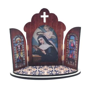 Imagem de Capela Capelinha Portuguesa Em Mdf Santa Rita De Cássia - FORNECEDOR 1
