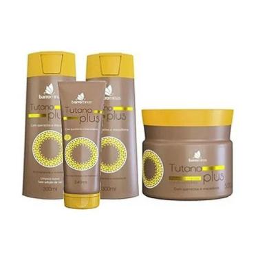 Imagem de Shampoo + Condicionador + Creme Pentear + Máscara para Cabelos Secos o