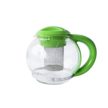Imagem de Chaleira de vidro 1,5l com infusor interno - Fu xing, Verde
