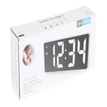 Imagem de Relógio Led Digital Mesa Despertador Alarme Temperatura - dfjn