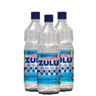 Imagem de Kit 3 Zulu Removedor Tradicional 900 Ml Extra Barato