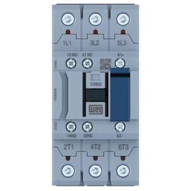Imagem de Contator Tripolar CWB65-11-30 65A 220V 1NA + 1NF Weg