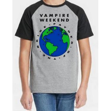 Imagem de Camiseta Infantil Vampire Weekend Exclusiva - Alternativo Basico, Cinz