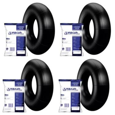 Imagem de Kit com 4 Câmaras de Ar Vulcan Bor Carros Automóveis Trator Agrícola A