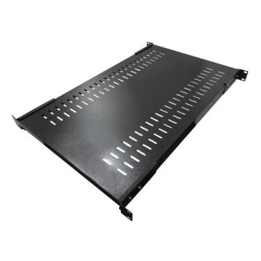Imagem de Bandeja Fixa Ventilada 1Ux800mm 4 PT Preto - BANFX0005 - Pier Telecom