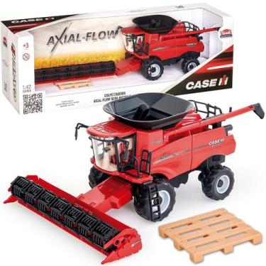Imagem de Trator Colheitadeira Case Axial Flow 9250 Miniatura Escala 1:42 Pneus 