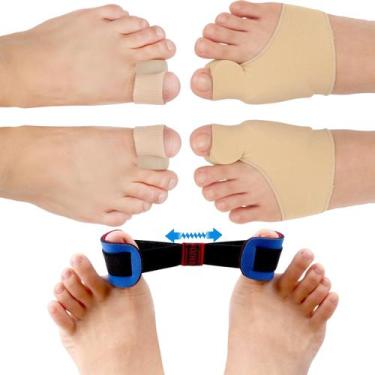 Imagem de Kit 5 pçs Protetor Corretor Joanete alivio da dor Cód-120 - SWG, BEGE-