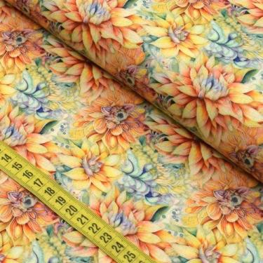 Imagem de Tecido Estampado para Patchwork - Batik 5 (0,50x1,40) - Fabricart