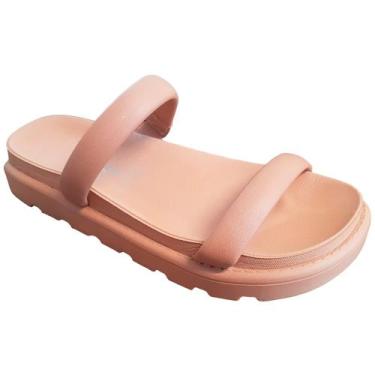 Imagem de Sandália Vizzano Feminina Flatform Papete Confortável Meia Cana Pelica