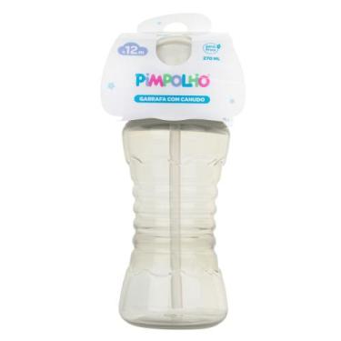 Imagem de Garrafa Garrafinha Infantil Bebê C/ Canudo Silicone 270 ML - Pimpolho,