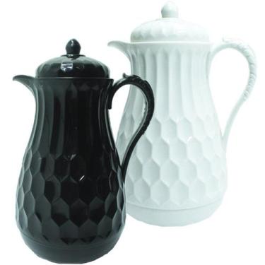 Imagem de Kit 2 Garrafa Térmica De Mesa Elegante Vintage Café Leite 1L - Gici Ho