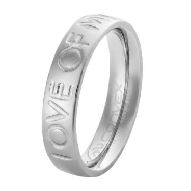 Imagem de Aliança de Aço Love Of My Life 5mm - Convex, 23