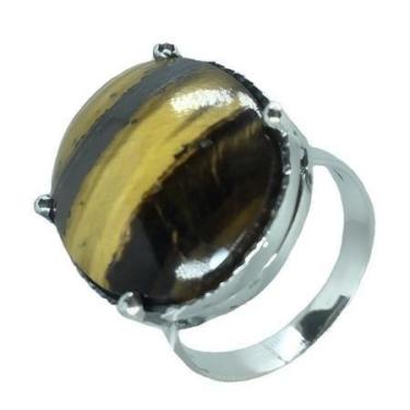 Imagem de Anel Mar del mundo - Cod 146 - Carlitos Joias, Olho de Tigre - Marrom 