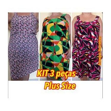 Imagem de Vestido Alcinha Com  Babado em Busto Slin e Plus Size Liganete Malha F