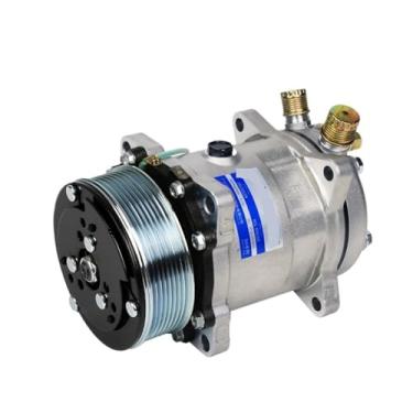 Imagem de Bomba compressora de ar condicionado automotivo, 1 peça, 12/24v, para sistema de ar condicionado automotivo, bomba de ar frio de uso geral modificado(E)