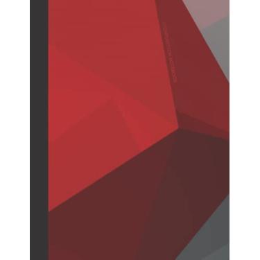 Imagem de Composition Notebook No Spiral Bound: College Ruled Paper, 9-3/4'x7-1/2', Conversion Chart Inside, Abstract 3D Cover Design, Matter Cover, 100 sheets, Simple and Functional
