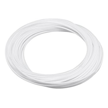 Imagem de uxcell Recargas de filamento de caneta 3D, refis de filamento PLA de 1,75 mm, precisão dimensional +/- 0,02 mm, para impressora 3D, branco