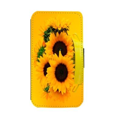 Imagem de Rikki Knight Capa carteira flip girassóis em vaso com aba magnética para Samsung Galaxy S3