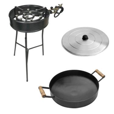 Imagem de Kit Fogareiro 110.13 Disco 43cm 51.1 Tampa 160.2 Papaléguas