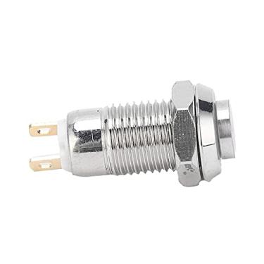 Imagem de Interruptor de Botão, Aço Inoxidável Impermeável Momentary Start Switch 3V, para Campainha de Baixa Corrente, Equipamento Access Control