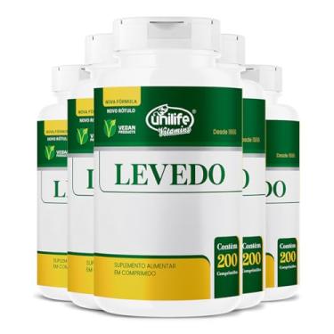 Imagem de Levedo De Cerveja + Complexo B 450mg Unilife 200 Comps 5un