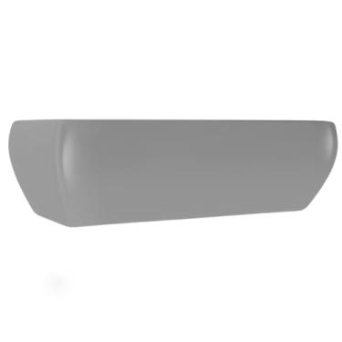 Imagem de Vaso Floreira Jardineira Plantas Hortas Fibra Vidro 100cm (Cinza Claro)