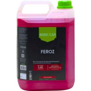 Imagem de Detergente automotivo para pré lavagem sujeira pesada Feroz 5L Nobrecar
