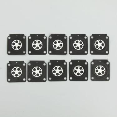 Imagem de Kit de juntas de diafragma de medição de carburador de motor pequeno FS55 10 peças para peças sobressalentes de cortador de escova RB-100 A015053