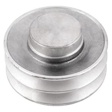 Imagem de Polia De Alumínio 2 Canais Perfil B 80 Mm Mademil