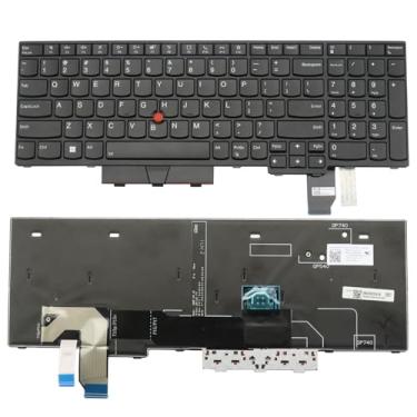 Imagem de Teclado de laptop layout dos EUA com substituição TrackPoint para Lenovo ThinkPad L15 Gen1 Gen2 T15p Gen1 Gen2 Gen3 P15v Gen1 Gen2 Gen3 5N20X22880 5N20W68217 5N20X22916 5N20X22952952 5N20 W68289