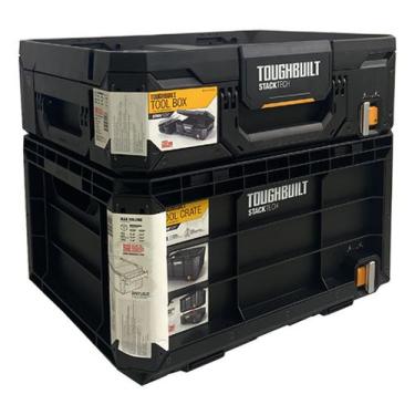 Imagem de Caixa Ferramentas Modular Stacktech Tb-b1-b-30 + Tb-b1-x-50 - Toughbui