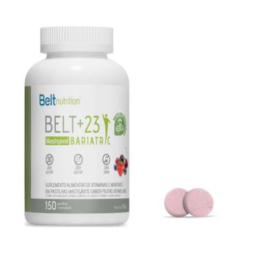 Imagem de Belt +23 Bariatric MASTIGÁVEL Multivitamínico e Multimineral 150 Pastilhas (150 Pastilhas, Frutas Vermelhas)