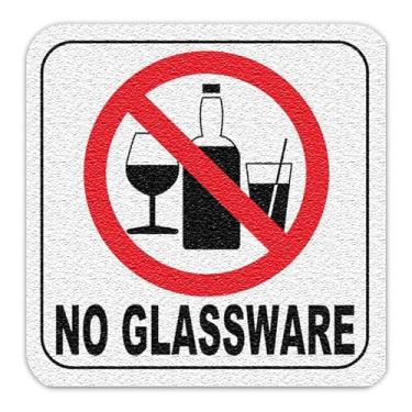 Imagem de Aquatic Custom Tile, Adesivos de vinil para deck de piscina sem vidro, 15 x 15 cm, sinalização de segurança de piscina, marcadores adesivos de profundidade de piscina para decks, feito nos EUA