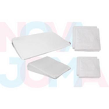 Imagem de Kit Travesseiros Anti-refluxo De Berço E Carrinho+ 4 Fronhas Branco - 