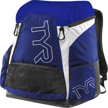 Imagem de Mochila Natação Alliance 45 Litros Backpack TYR [Cor: Azul Escuro/Branco]-Unissex