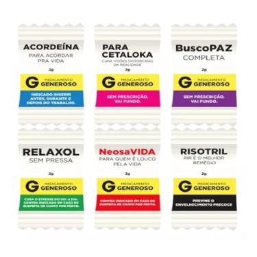 Imagem de 100 Balas Lembrancinha Lembrança de Festa Divertida Formatura Genérica tipo Remédio Engraçada