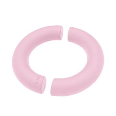 Imagem de rockible 2 peças Halte círculo halteres pesos de mão multiuso para mulheres treino halteres equipamentos de fitness para construção corporal, 2 Kg Rosa