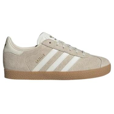 Imagem de adidas Tênis unissex infantil Gazelle, Wonder White Bege, 38 BR