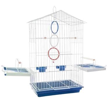 Imagem de Gaiola Para Calopsita Mansa Contrera Luxo Epoxi Az