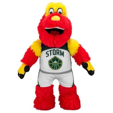 Imagem de Bleacher Creatures Seattle Storm Doppler 10" WNBA Mascot Plush Figure (Heroine Jersey) - A Mascot for Play or Display