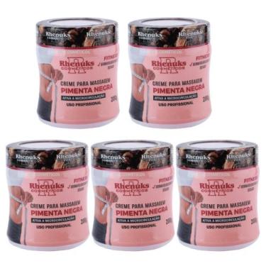 Imagem de 5 Creme Pimenta Negra Elimina Estrias e Celulites Rhenuks - Rhenuks Co